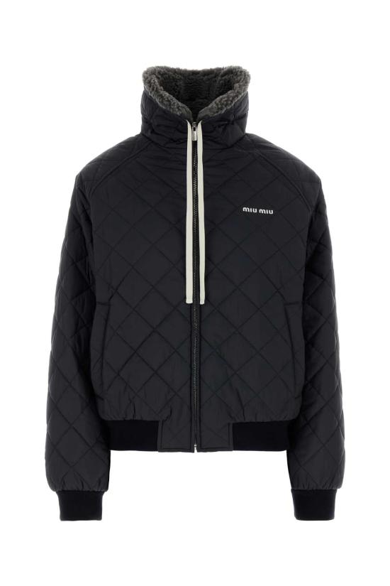26FW 미우미우 테크니컬 퐁제 다운 재킷 테크니컬 퐁제 다운 재킷 ML1548SOOO1J4E F0008 NAVY