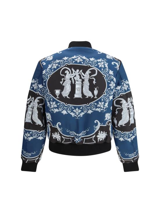 26SS 베르사체 봄버 자켓 10228031A16856 5BE50 BLACK - VERSACE