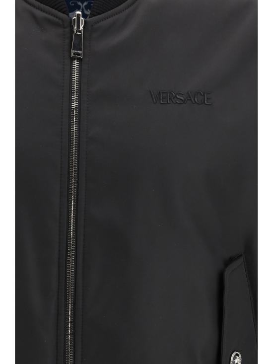 26SS 베르사체 봄버 자켓 10228031A16856 5BE50 BLACK - VERSACE