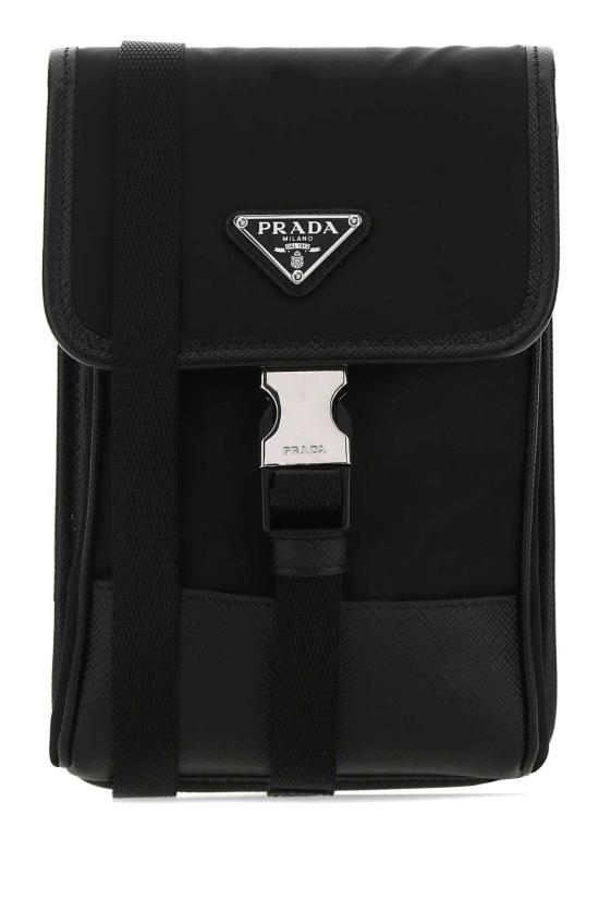  프라다 삼각로고 리나일론 버클 폰 파우치 2ZH1092DMH F0002 BLACK