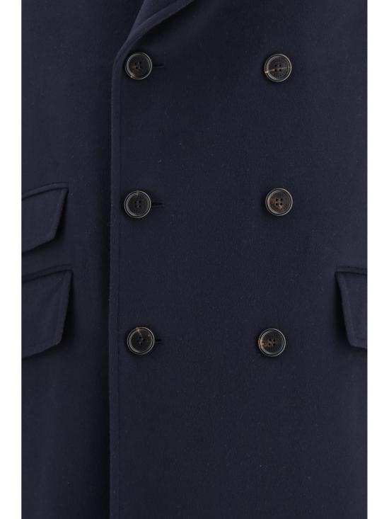 26FW 브루넬로 쿠치넬리 코트 MV4679141 CJC20 NAVY - BRUNELLO CUCINELLI