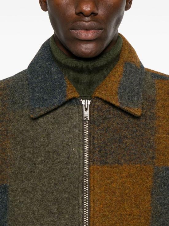 26FW 엔엔07 봄버 자켓 2278267894 785 Brown check - NN07