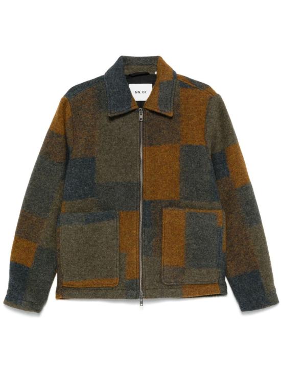 26FW 엔엔07 봄버 자켓 2278267894 785 Brown check