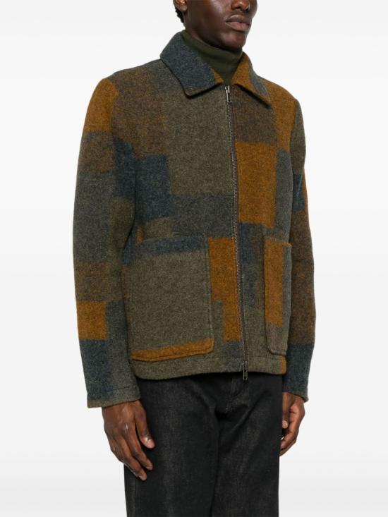 26FW 엔엔07 봄버 자켓 2278267894 785 Brown check - NN07