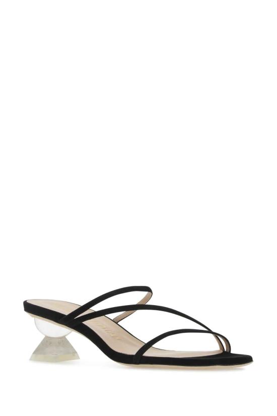  스튜어트 와이츠먼 뮬/슬리퍼 SA503 BLK BLACK - STUART WEITZMAN