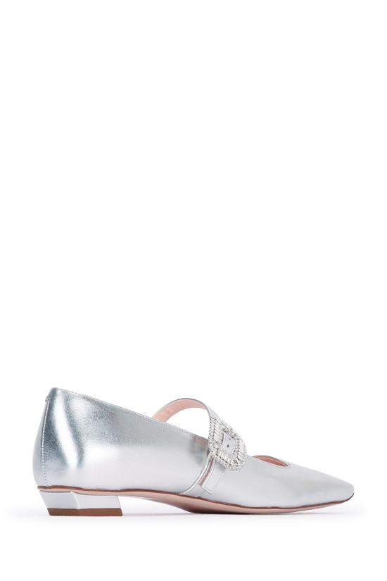 25FW 로저비비에 플랫 슈즈 RVW00743300KAC B200 SILVER - ROGER VIVIER