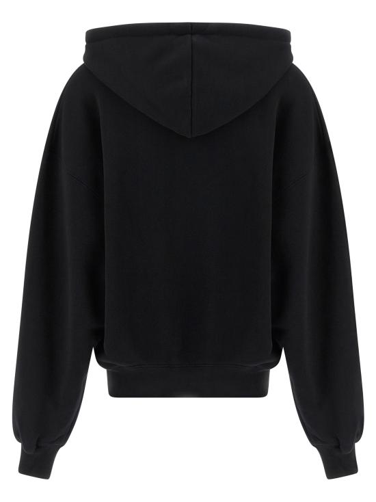 25FW 오프화이트 후드 티셔츠 OF320637BM BLACK - OFF WHITE