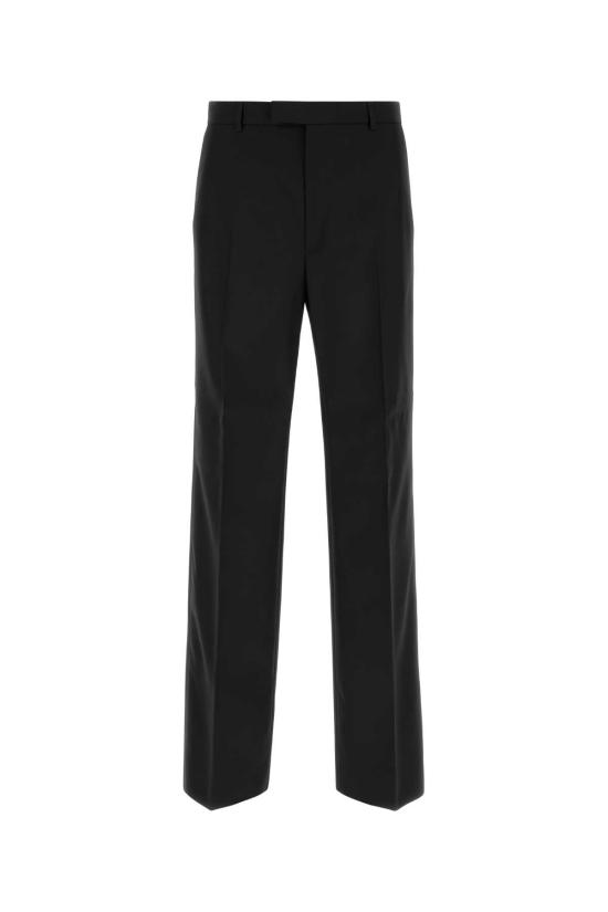 25FW 구찌 실크 트윌 팬츠 850090Z7AYA 1000 BLACK