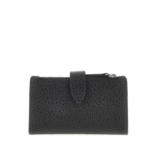 26FW 마르지엘라 포 스티치 지퍼 지갑 SA1VX0019P4455 Black