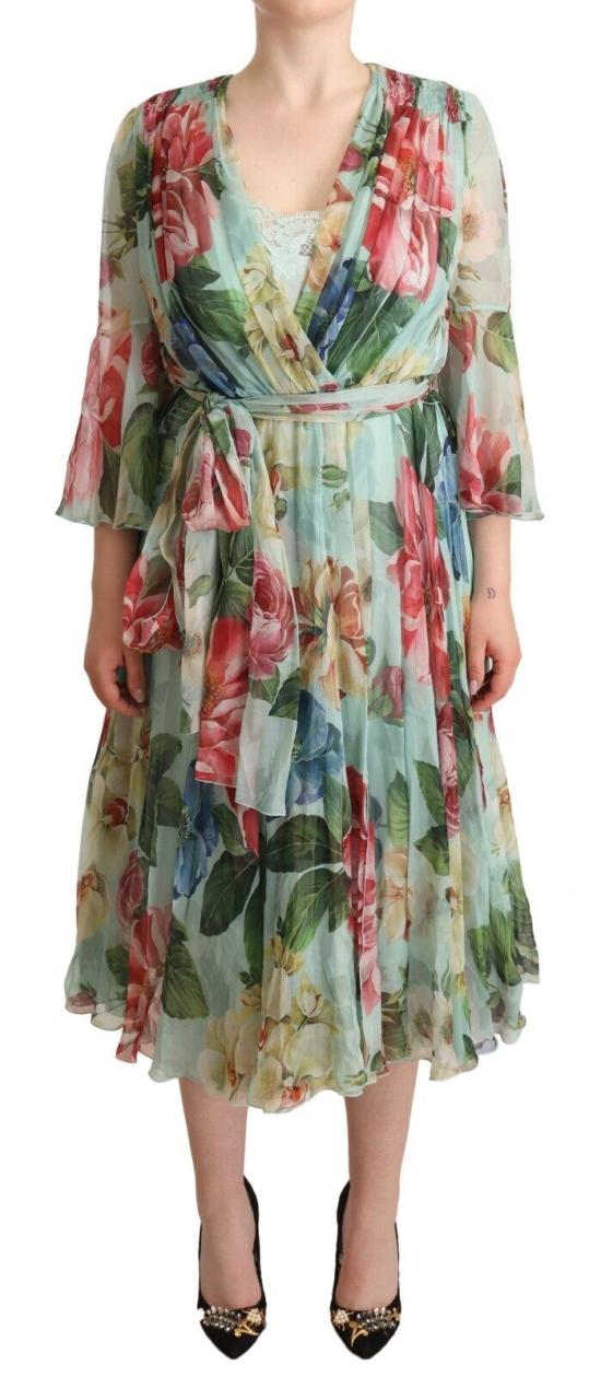  돌체앤가바나 미디 원피스 DR28273 DR28627 GREEN - DOLCE & GABBANA