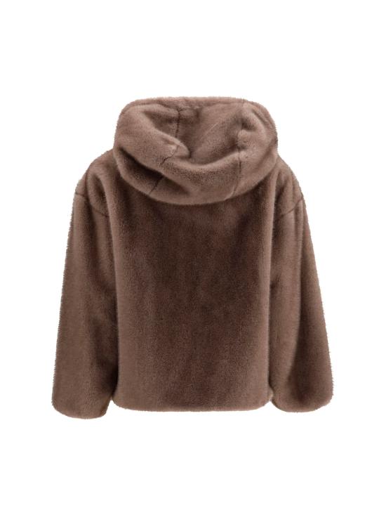 26FW 에르노 멜란지 얼터너티브 밍크 퍼 보머 자켓 GI000318D12739 2700 BROWN - HERNO