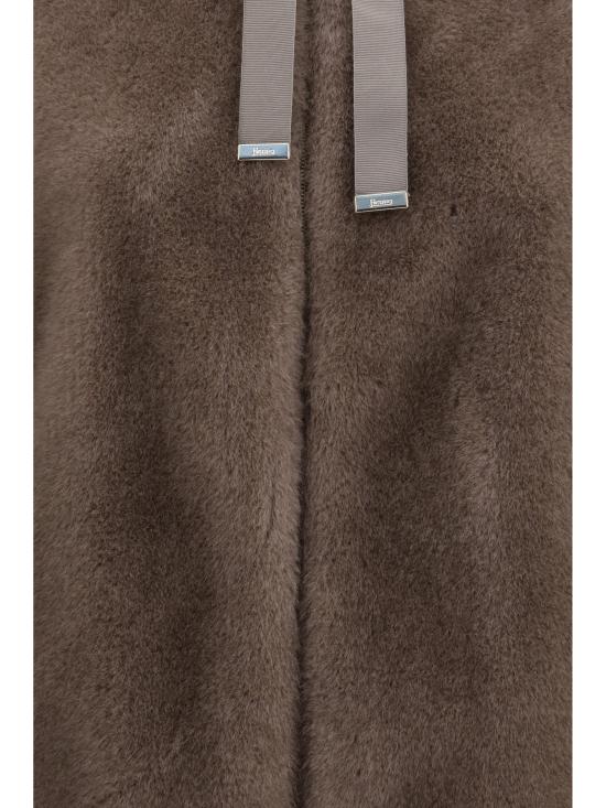 26FW 에르노 멜란지 얼터너티브 밍크 퍼 보머 자켓 GI000318D12739 2700 BROWN - HERNO