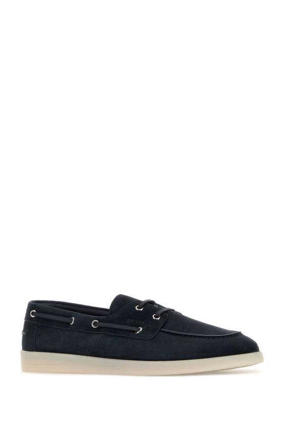  프라다 레이스업 보트 슈즈 2EG503FG001103 F0008 NAVY - PRADA