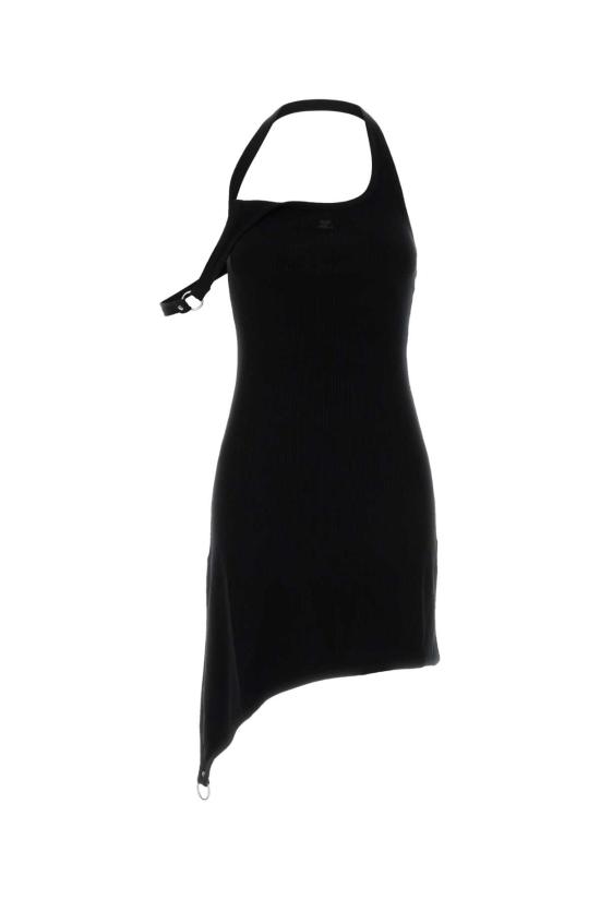 25FW 쿠레쥬 숏 원피스 325MRO674FI0001 9999 BLACK