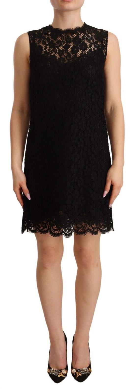  돌체앤가바나 미디 원피스 DR28238 BLACK - DOLCE & GABBANA
