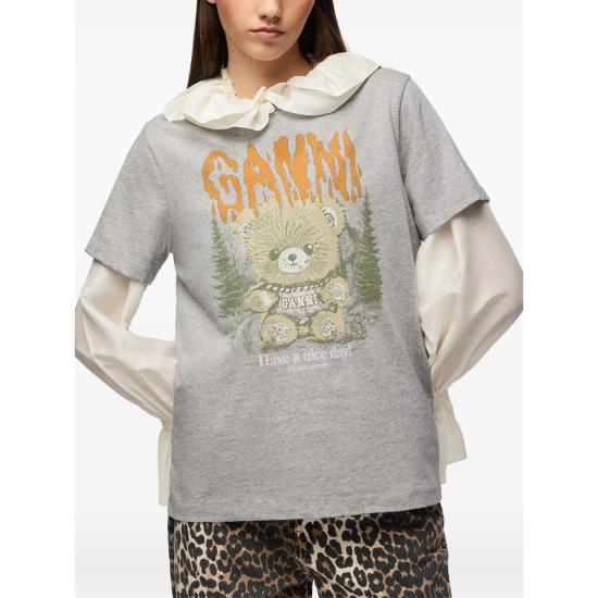 26FW 가니 탑 A1050313 920 GREY - GANNI