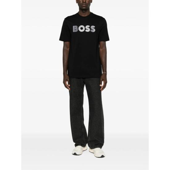 26FW 보스 탑 50565630 001 BLACK - BOSS