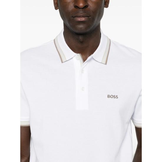 26FW 보스 폴로 티셔츠 50469055 116 WHITE - BOSS
