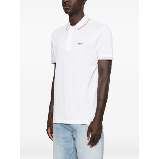 26FW 보스 폴로 티셔츠 50469055 116 WHITE - BOSS