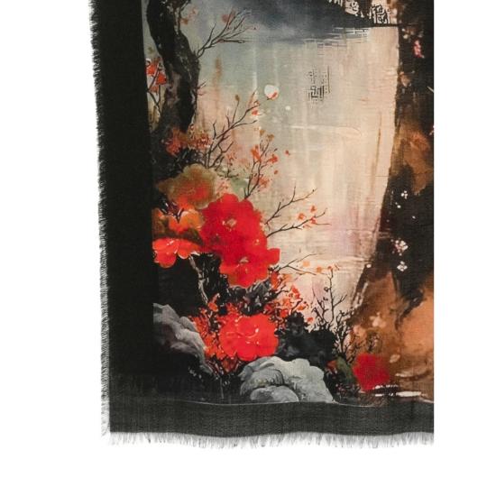 26FW 다니엘로 머플러/스카프 MIKA 8700W BLACK - D'ANIELLO