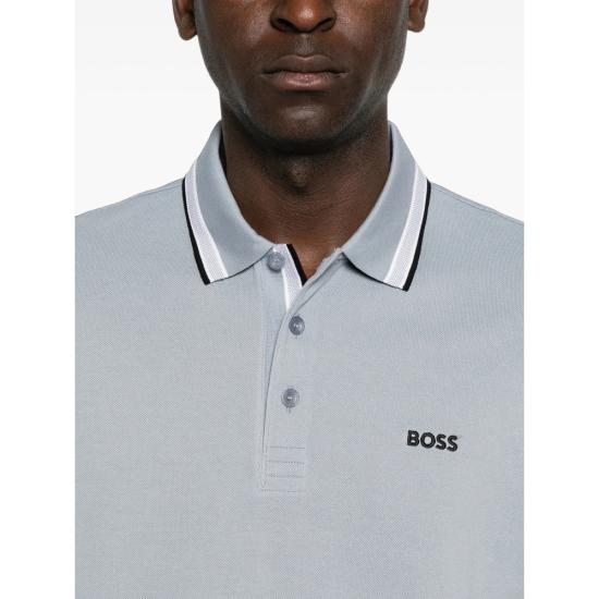 26FW 보스 폴로 티셔츠 50469055 025 GREY - BOSS