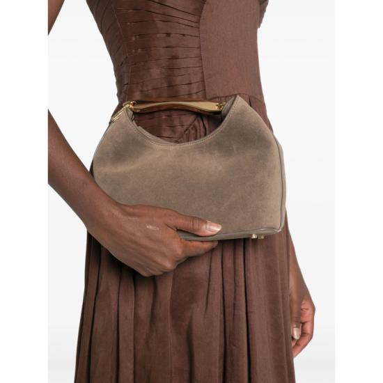 26FW 엘렘 토트백 SMALL BOOMERAN SUEDE TAUPE NEUTRALS - ELLEME