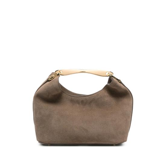 26FW 엘렘 토트백 SMALL BOOMERAN SUEDE TAUPE NEUTRALS