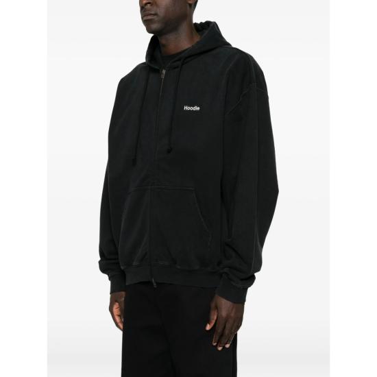 26FW 베트멍 후드 티셔츠 MH27ZU222B BLACK - VETEMENTS