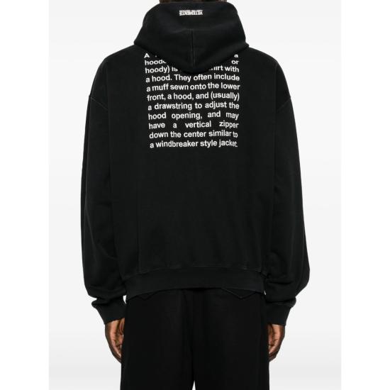 26FW 베트멍 후드 티셔츠 MH27ZU222B BLACK - VETEMENTS