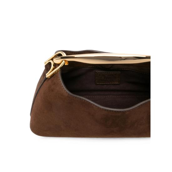26FW 엘렘 토트백 MINI BOOMERANG SUEDE BROWN - ELLEME