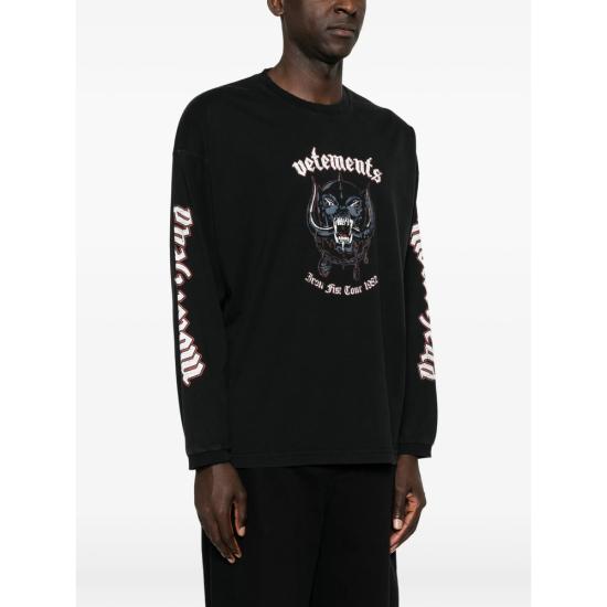 26FW 베트멍 탑 MH27LS243B BLACK - VETEMENTS