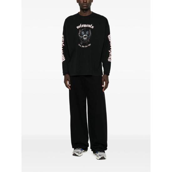 26FW 베트멍 탑 MH27LS243B BLACK - VETEMENTS