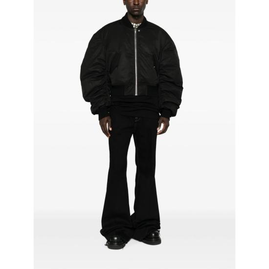 26FW 릭 오웬스 봄버 자켓 RU02F4792 MUD2 09 BLACK - RICK OWENS