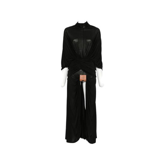 26FW 장 폴 고티에 롱 원피스 DR172 J008 00 BLACK