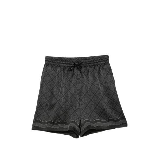 26FW 카사블랑카 숏팬츠 AW26 TR 399 01 RADMO BLACK