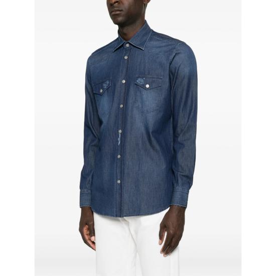 26FW 사르토리오 데님 셔츠 SH296501 04N BLUE - SARTORIO
