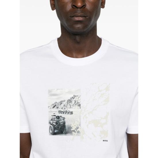 26FW 보스 탑 50566627 101 WHITE - BOSS