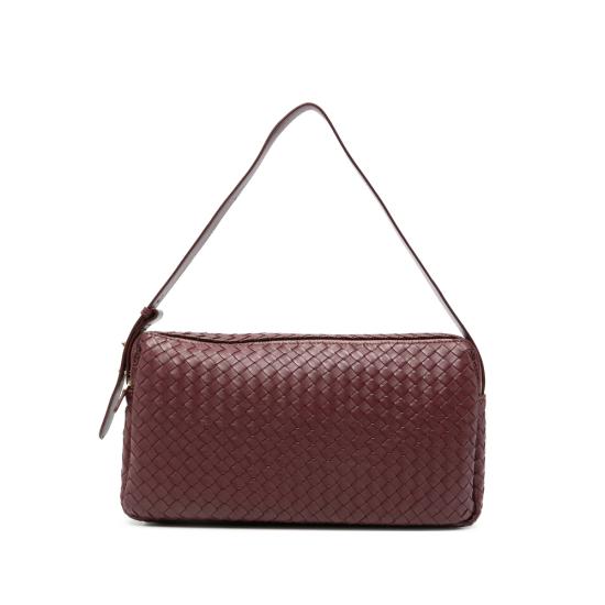 26FW 엘렘 크로스백 TROUSSE LARGE WOVEN BURGU RED
