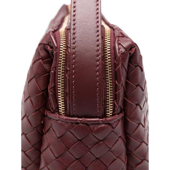 26FW 엘렘 크로스백 TROUSSE LARGE WOVEN BURGU RED - ELLEME