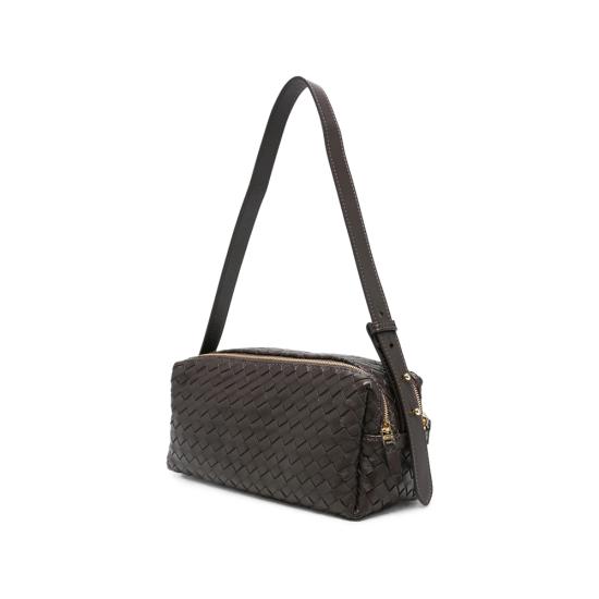 26FW 엘렘 크로스백 TROUSSE WOVEN DKBRO BROWN - ELLEME