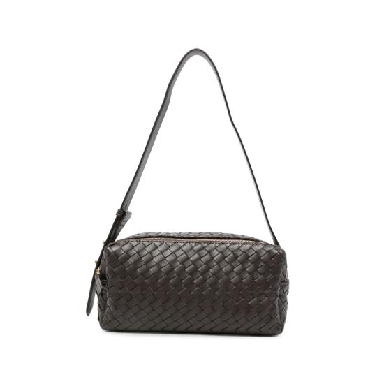 26FW 엘렘 크로스백 TROUSSE WOVEN DKBRO BROWN