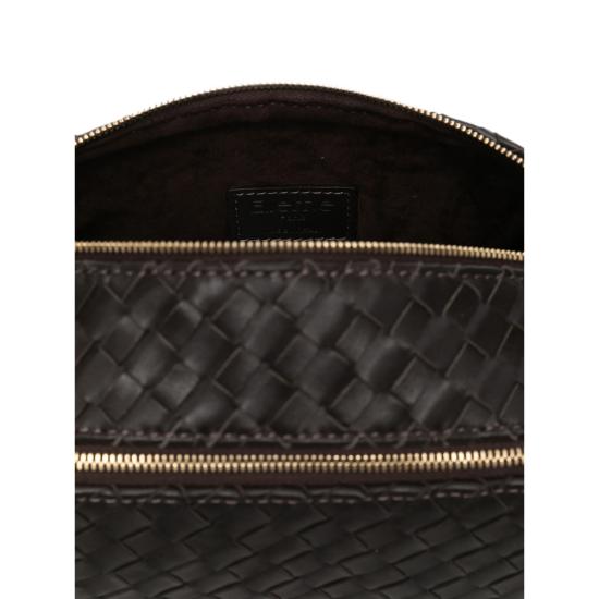 26FW 엘렘 크로스백 TROUSSE WOVEN DKBRO BROWN - ELLEME