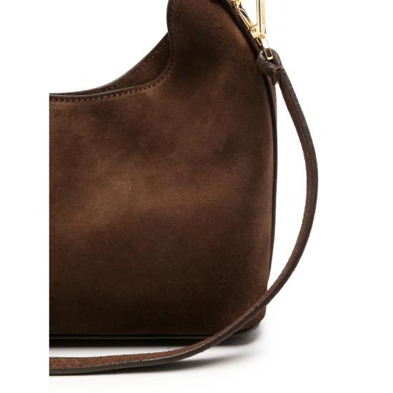 26FW 엘렘 토트백 SMALL BOOMERAN SUEDE BROWN - ELLEME