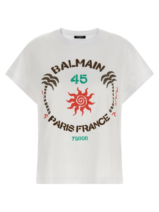 26SS 발망 반팔 티셔츠 BA333176BM WHITE