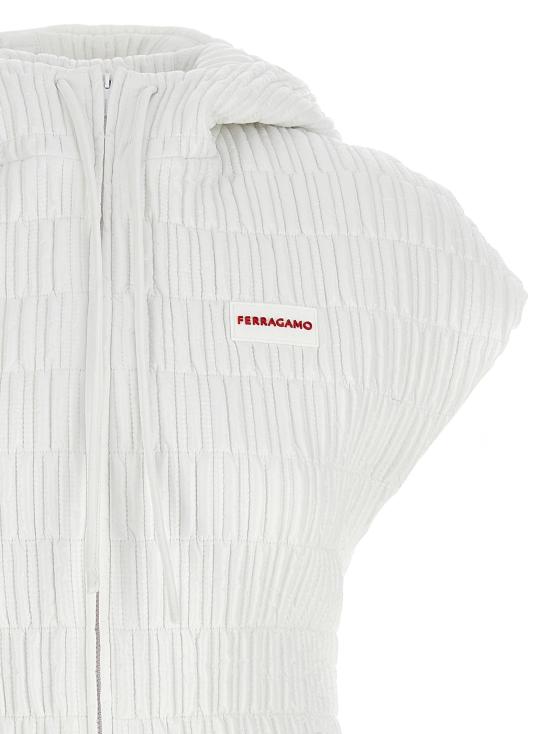  살바토레 페라가모 패딩 조끼 FE278846BM WHITE - SALVATORE FERRAGAMO