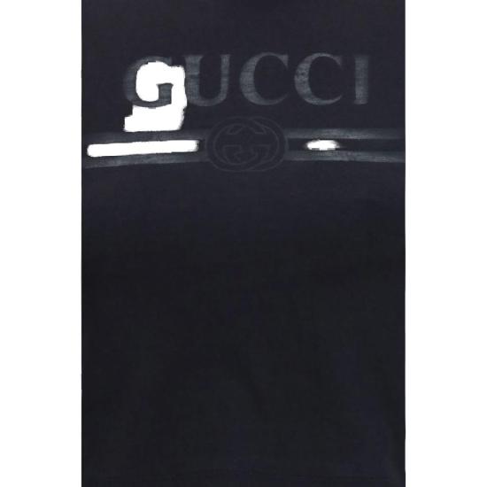 26FW 구찌 반팔 티셔츠 GU865017XJHT11000BB BLACK - GUCCI