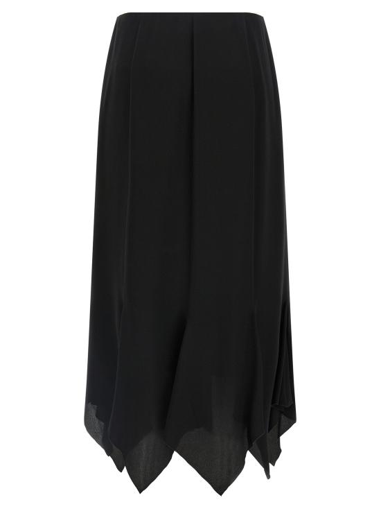 26SS 발렌티노 가라바니 롱 스커트 VA332467BM BLACK - VALENTINO GARAVANI