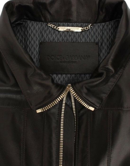  돌체앤가바나 가죽 자켓 SIG14073 BLACK - DOLCE & GABBANA