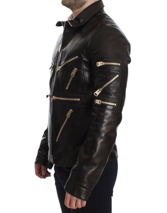  돌체앤가바나 가죽 자켓 SIG14073 BLACK - DOLCE & GABBANA