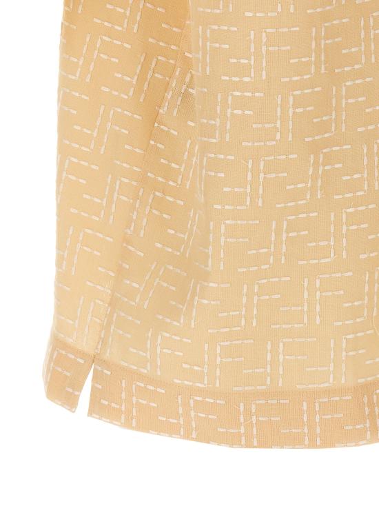  펜디 반팔 셔츠 FE309147BM BEIGE - FENDI